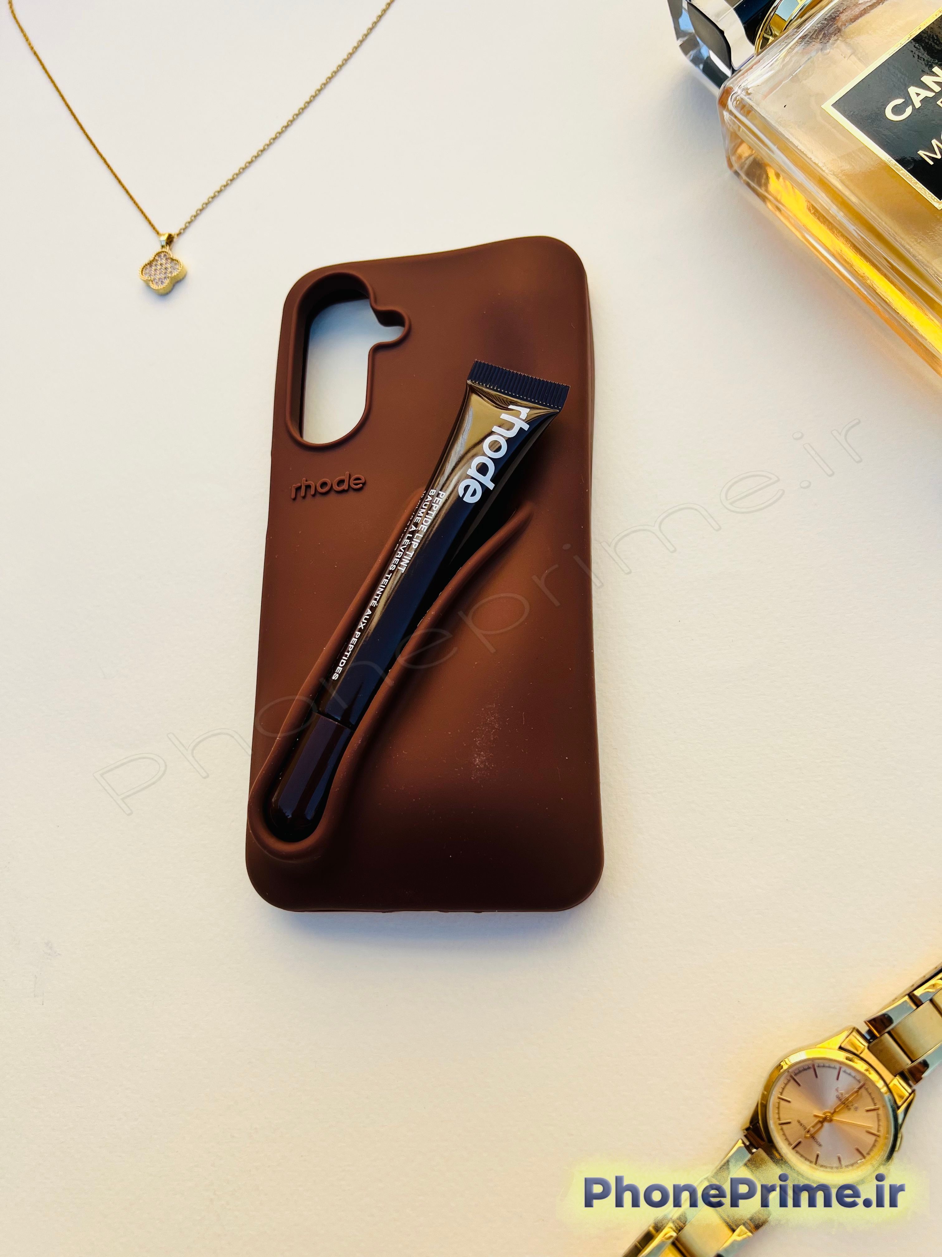 قاب لاکچری لیپ‌گلس‌دار مناسب سامسونگ A55 A35 A25 با طراحی شیک و جذاب