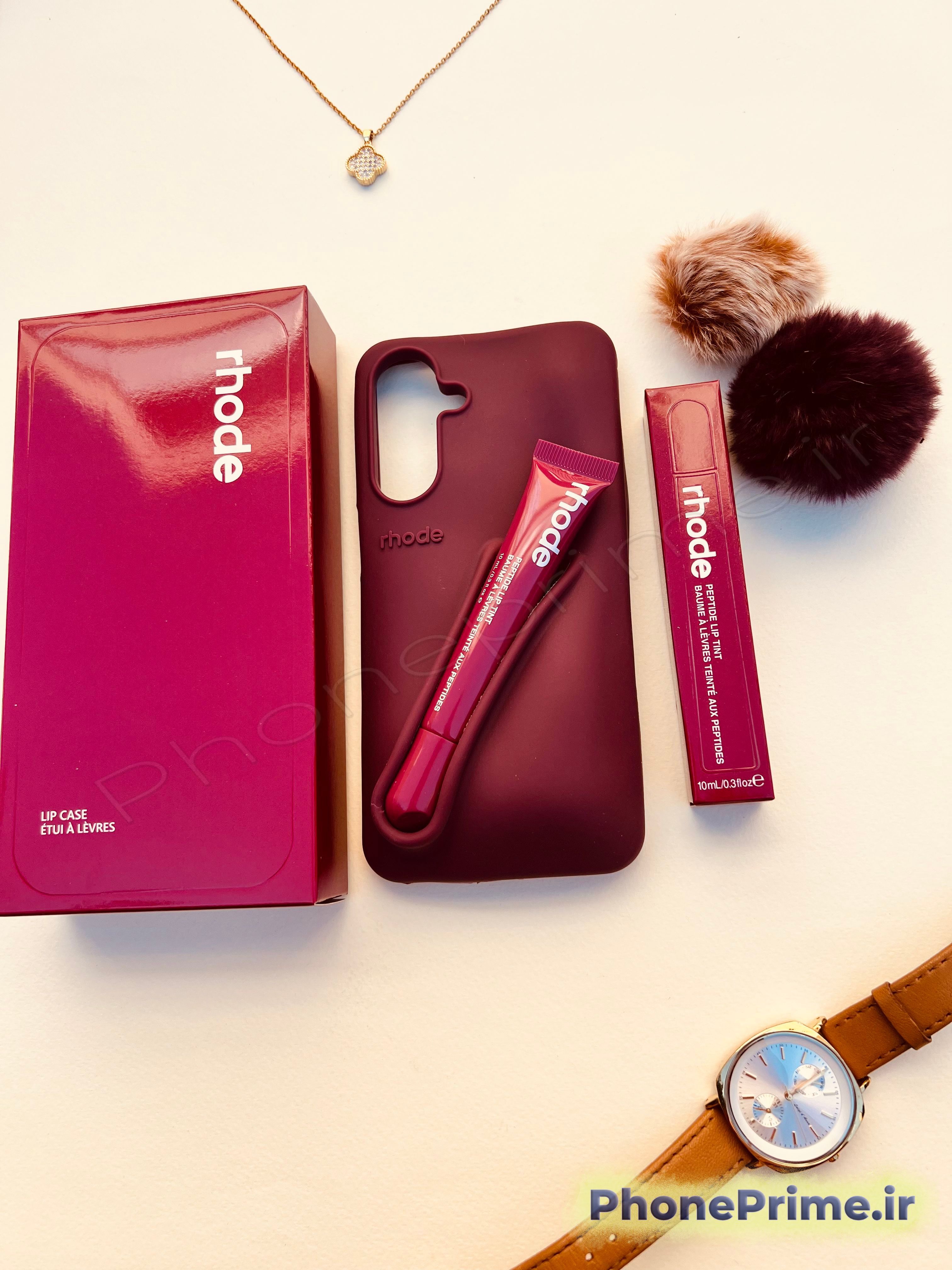 قاب لاکچری لیپ‌گلس‌دار مناسب سامسونگ A55 A35 A25 با طراحی شیک و جذاب