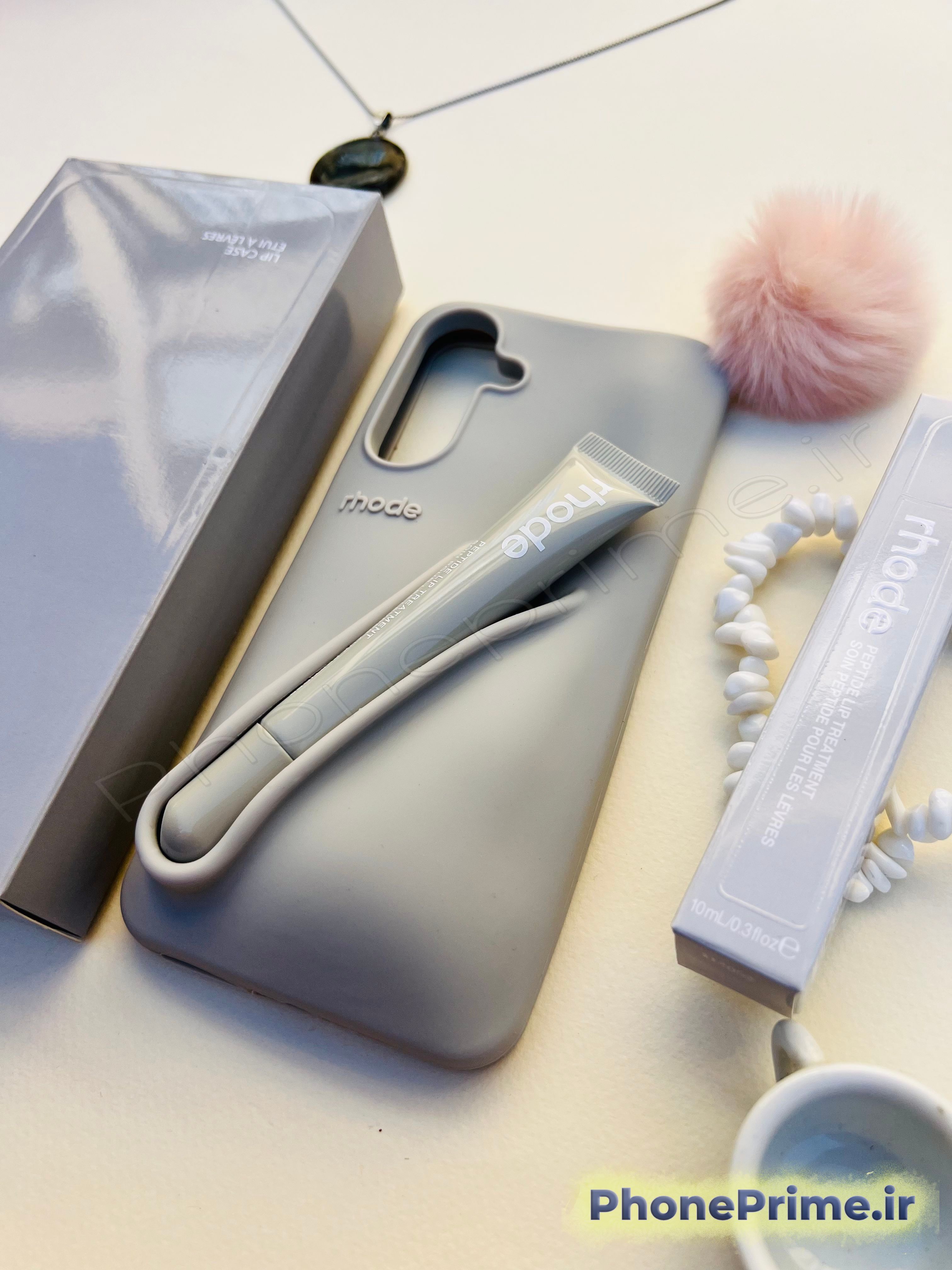 قاب لاکچری لیپ‌گلس‌دار مناسب سامسونگ A55 A35 A25 با طراحی شیک و جذاب