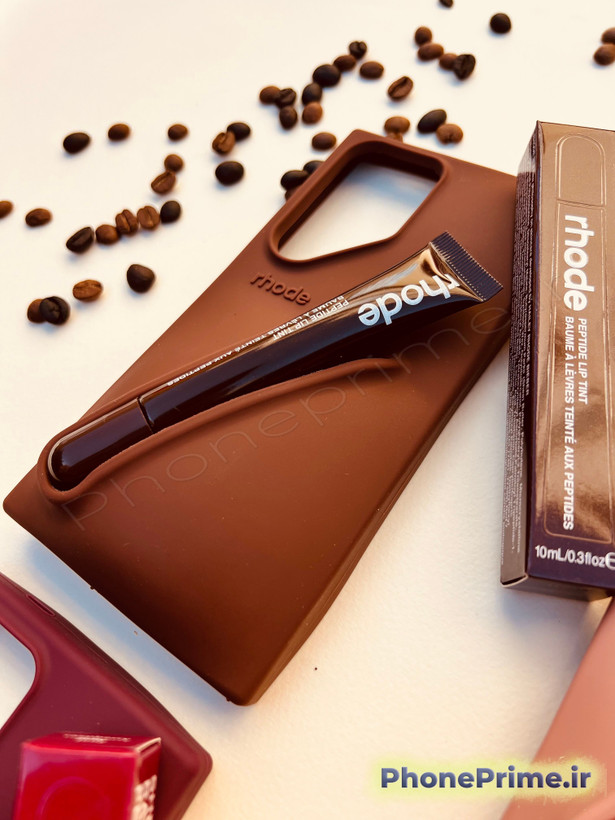 قاب اختصاصی سامسونگ Galaxy S24 Ultra مدل Rhode به همراه لیپ گلس اصل