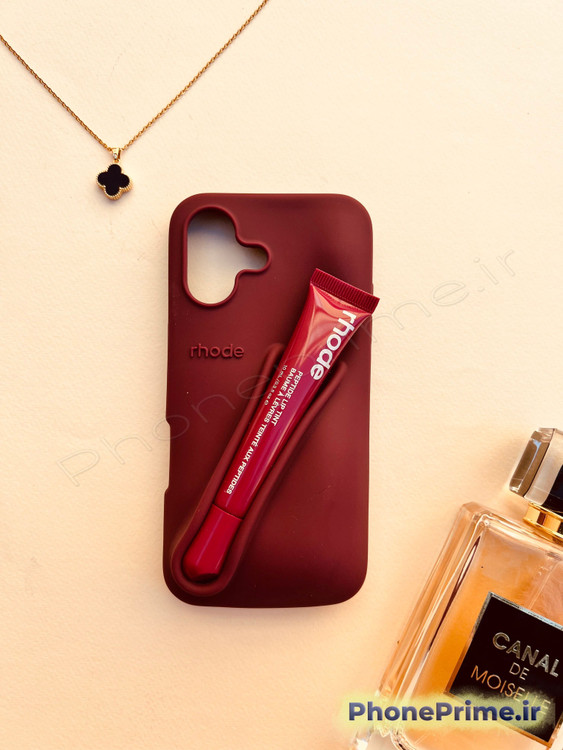 کاور لیپگلسدار iPhone 16 با پشت مات مخملی و لیپگلس اصل ایتالیا — پک اورجینال