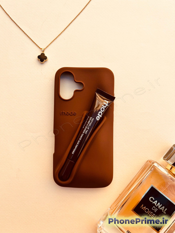 کاور لیپگلسدار iPhone 16 با پشت مات مخملی و لیپگلس اصل ایتالیا — پک اورجینال