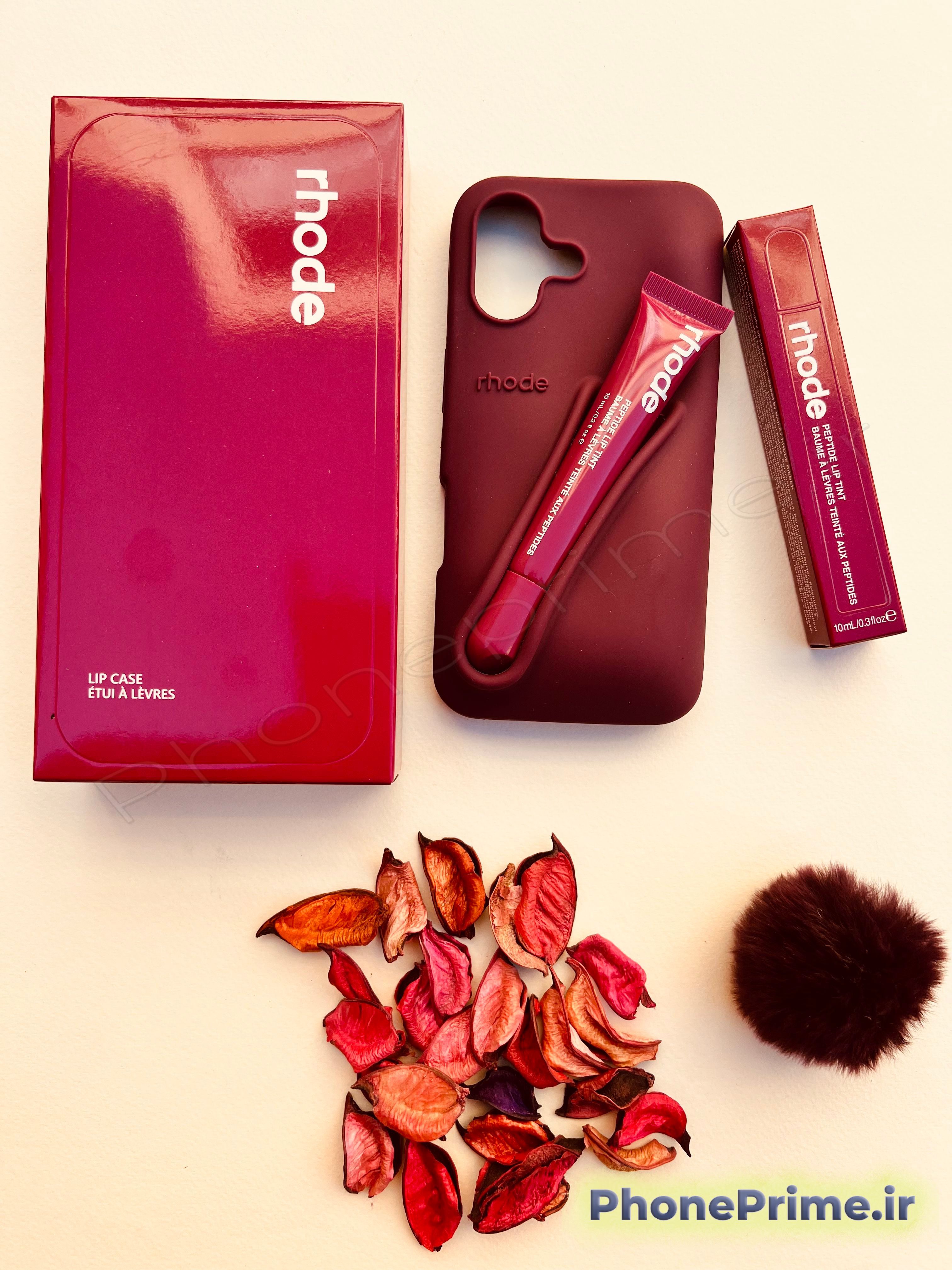 کاور لیپ‌گلس‌دار iPhone 16 با پشت مات مخملی و لیپ‌گلس اصل ایتالیا — پک اورجینال