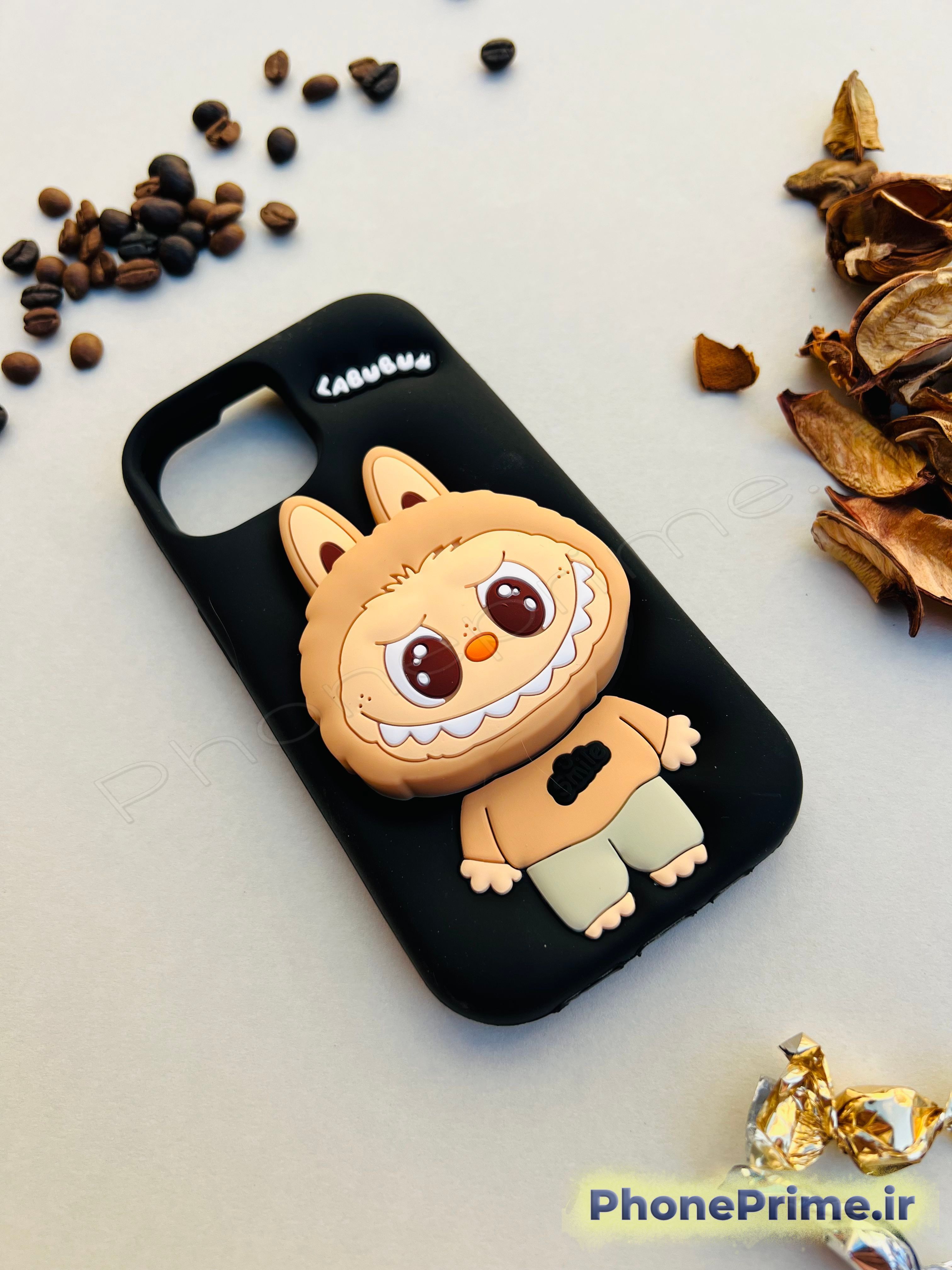 کاور مشکی لبوبو برای آیفون پرومکس با محافظ دوربین و بدنه ضدضربه