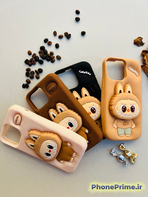 کاور مشکی لبوبو برای آیفون پرومکس با محافظ دوربین و بدنه ضدضربه