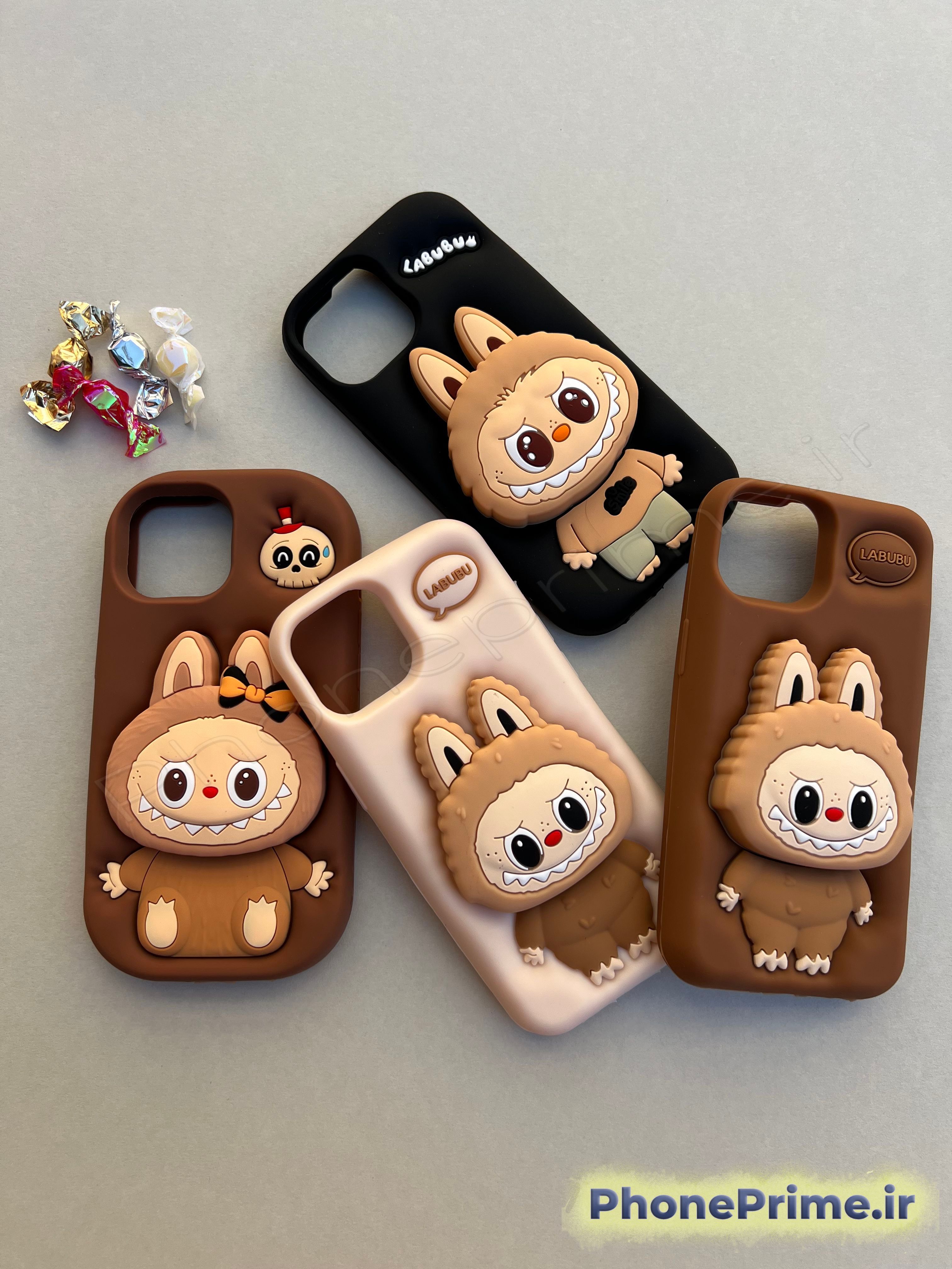 کاور مشکی لبوبو برای آیفون پرومکس با محافظ دوربین و بدنه ضدضربه