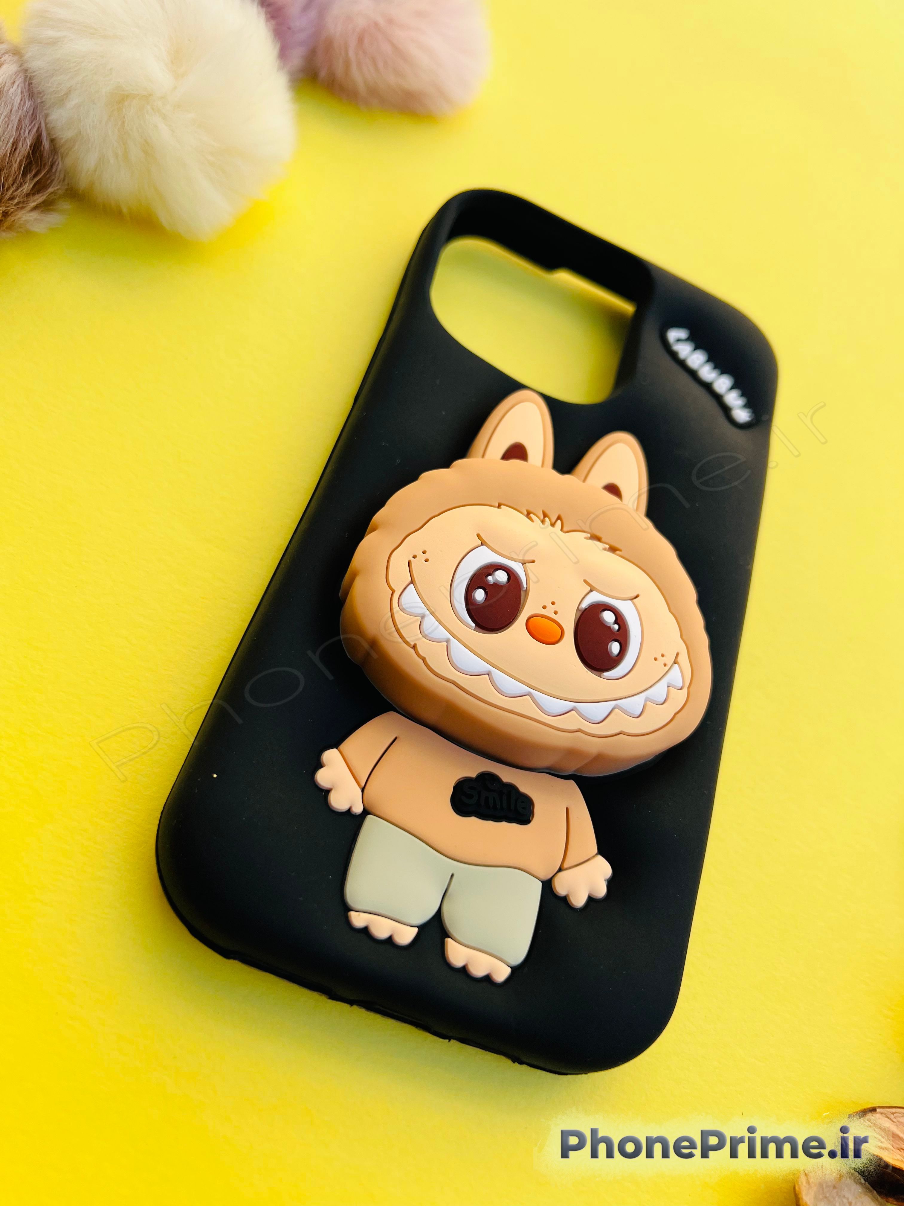 کاور لبوبو اورجینال آیفون 16 پرو مکس با چاپ سه‌بعدی برجسته و بدنه ضدضربه