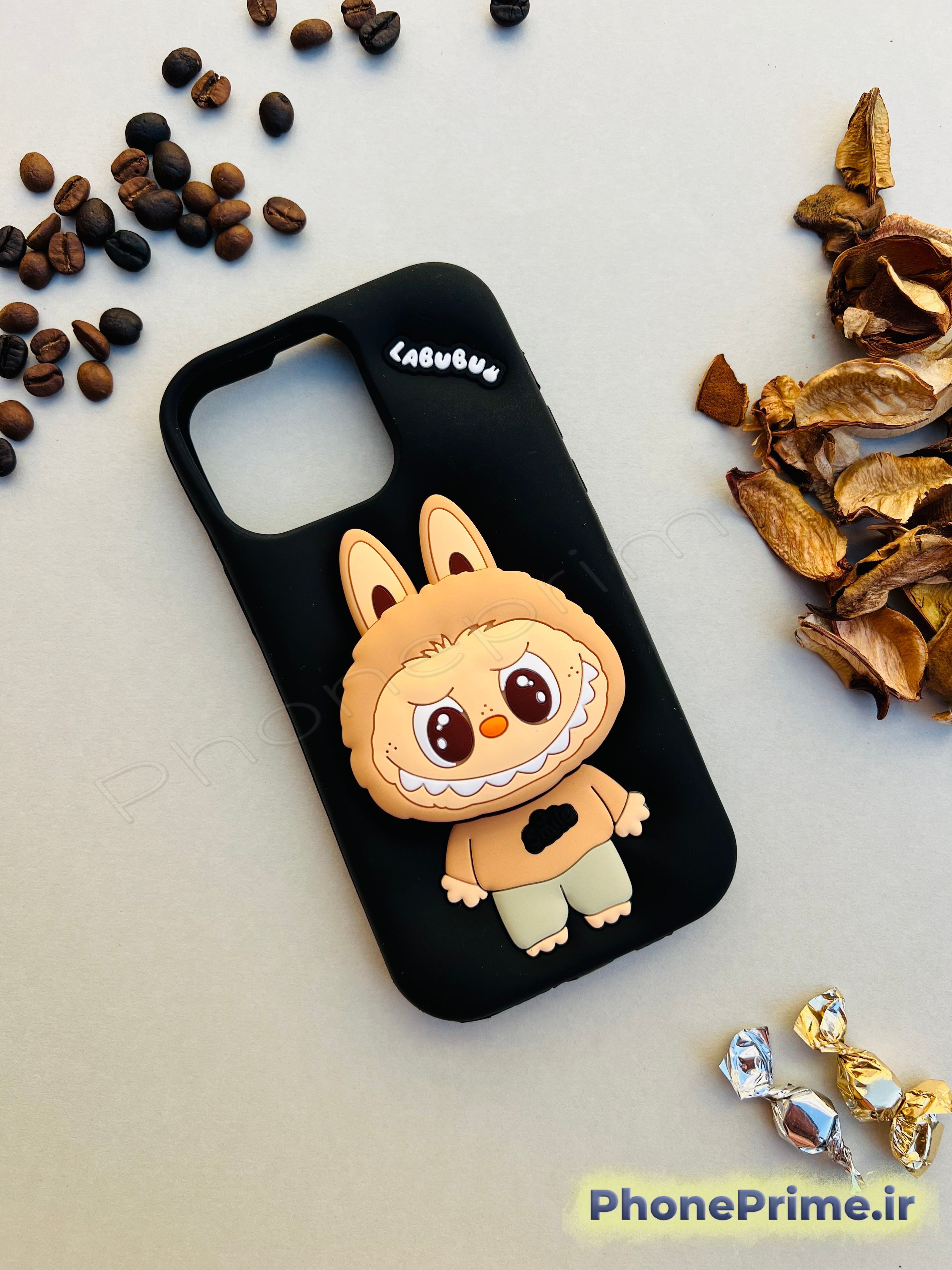 قاب لبوبو اورجینال آیفون 15 پرو مکس با چاپ سه‌بعدی و محافظت ضدضربه