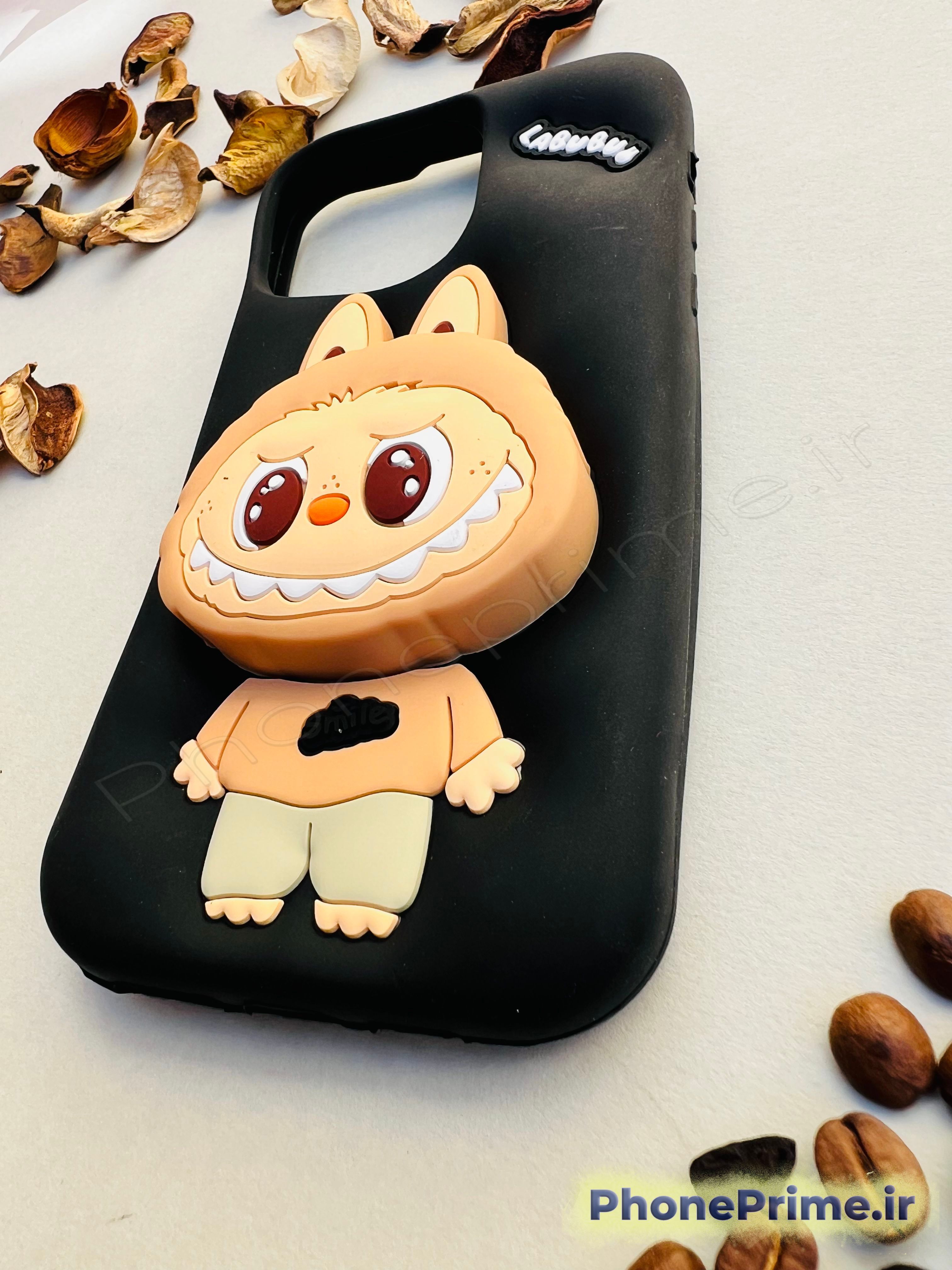 کاور labubu اورجینال مناسب شیائومی نوت 14 نسخه 4G با طراحی سه‌بعدی فانتزی