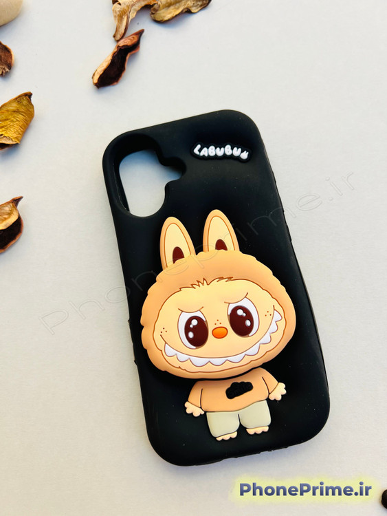 کاور آیفون 16 مدل Labubu طرح فانتزی عروسکی