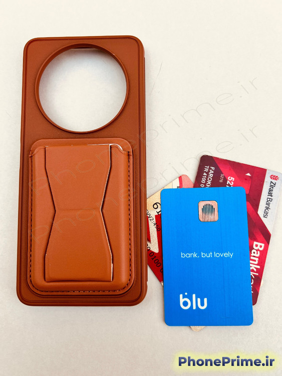 کاور چرمی ولتدار قهوهای شیائومی Redmi A3