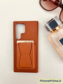کاور ولت دار چرمی استند شو جاکارتی دار سامسونگ S25 ULTRA