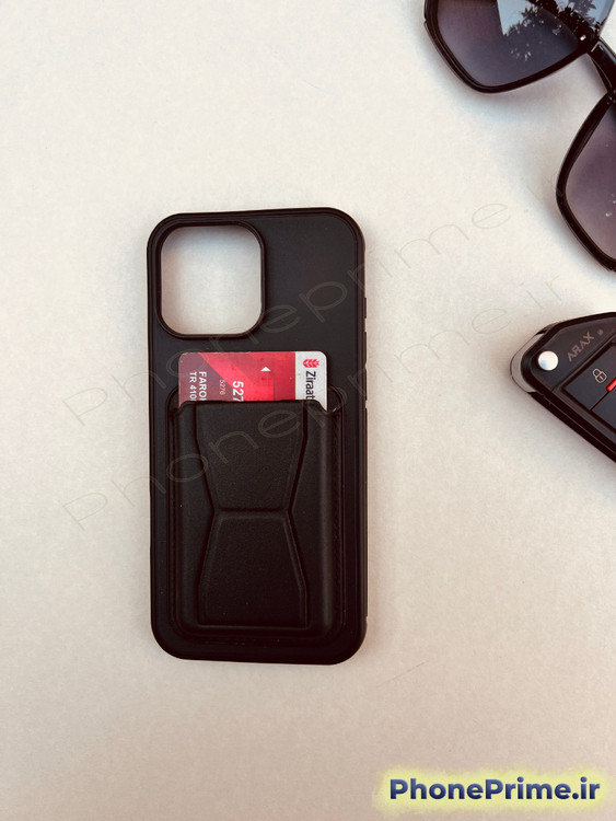 کاور چرمی جاکارتی دار آیفون 16 پرو