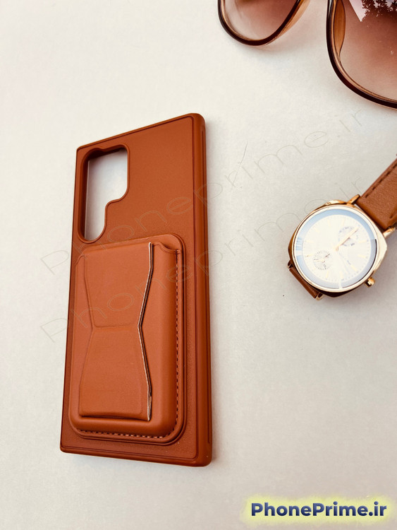 کاور چرمی جاکارتی دار ردمی 13 قهوه ای