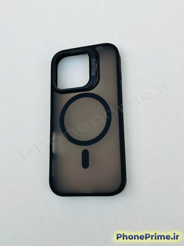 کاور مقاوم رنگ Black مات برای iPhone 16 Pro – تیتانیومی، سیلیکون چندلایه