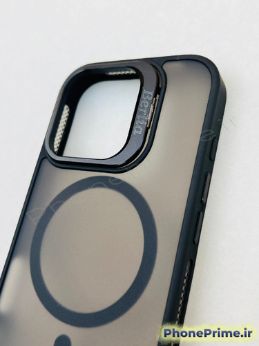 کاور مقاوم رنگ Black مات برای iPhone 16 Pro – تیتانیومی، سیلیکون چندلایه