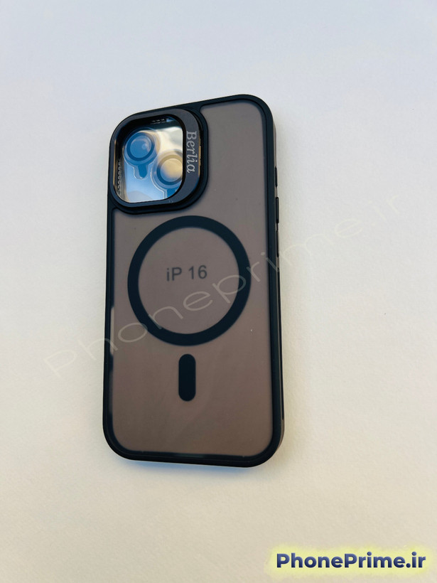 قاب لوکس مات iPhone 16 با فریم فلزی تیتانیوم