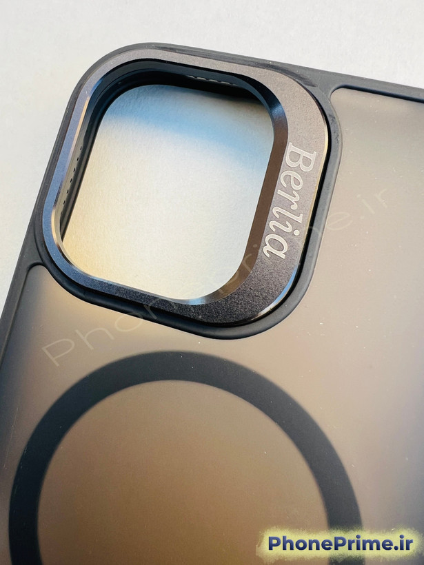قاب لوکس مات iPhone 16 با فریم فلزی تیتانیوم