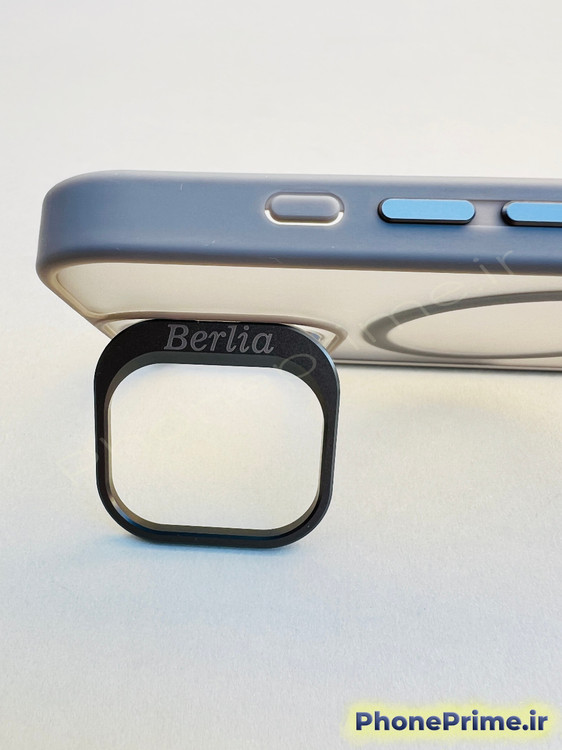 کاور مات تیتانیومی رنگ Gray با مگسیف اصلی و محافظ لنز شیشهای مخصوص آیفون 16 – مدل لوکس و ضدضربه