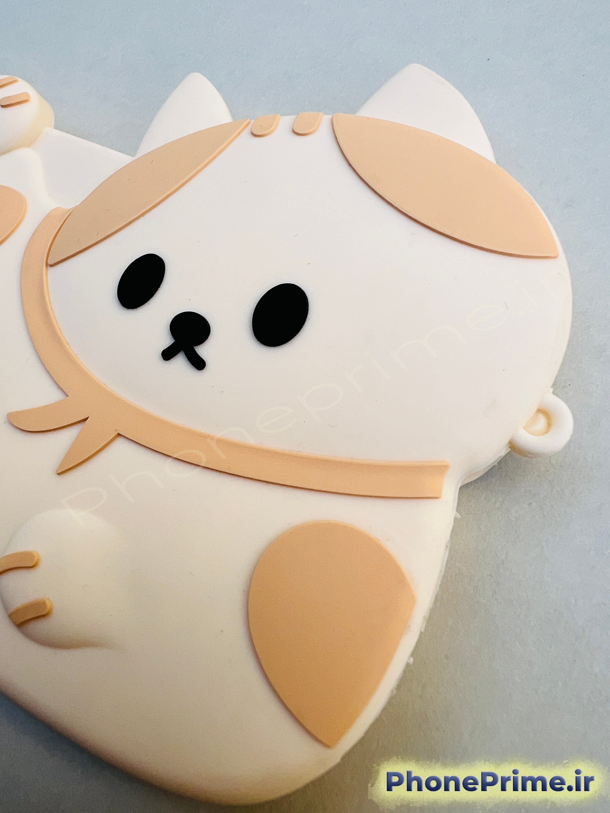 کاور گربه سه‌بعدی فانتزی برای آیفون 13 پرو مکس – طرح عروسکی دخترانه با طراحی برجسته و سیلیکونی نرم