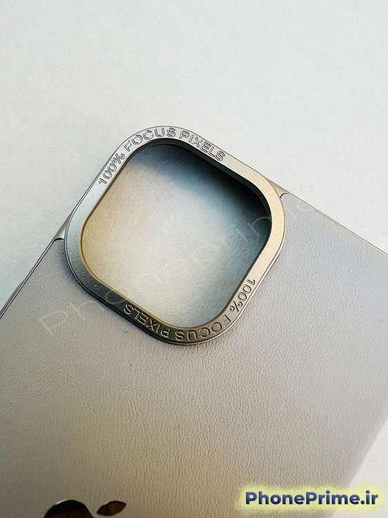 کاور چرمی خاکستری آیفون 13