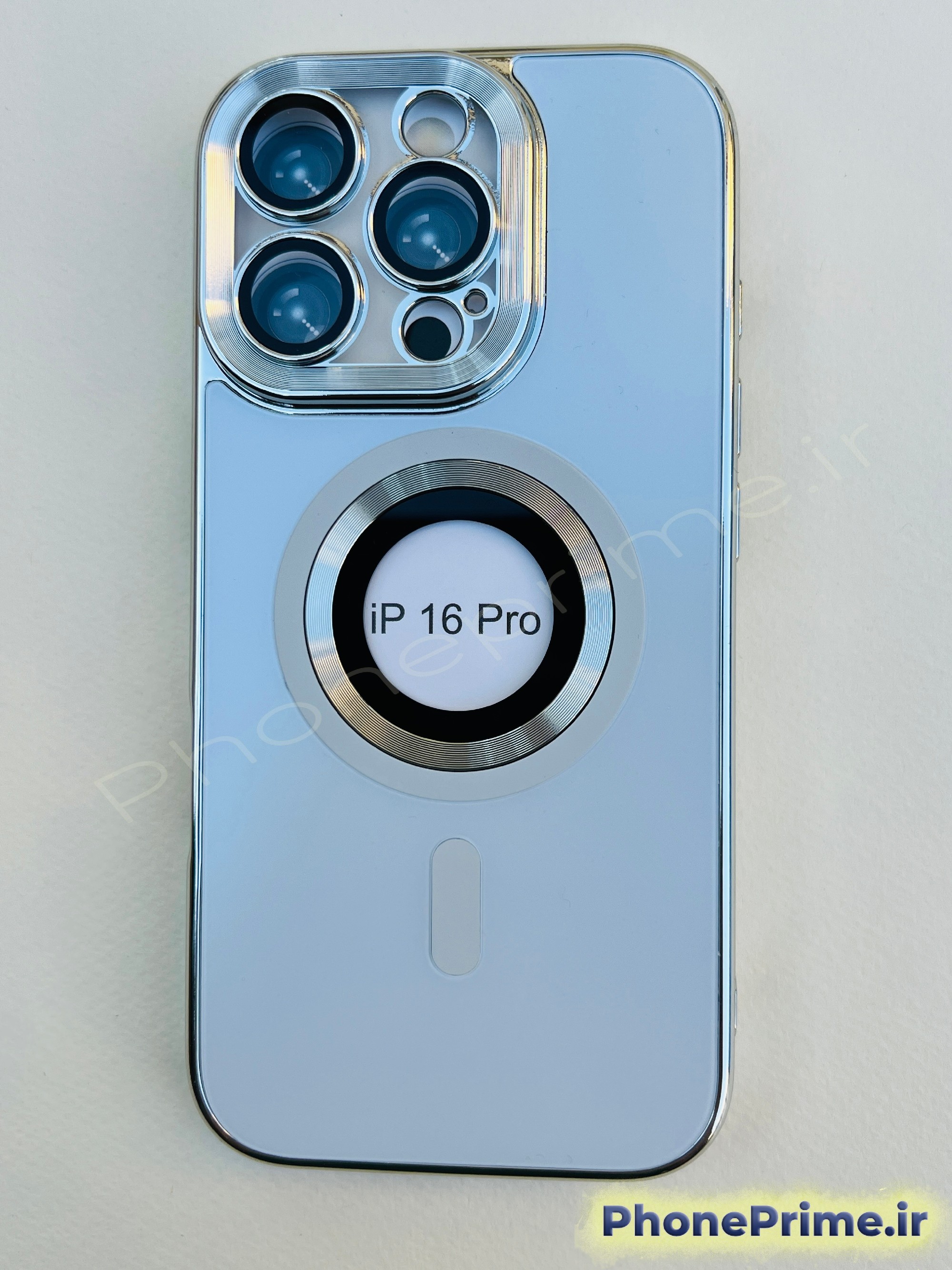 قاب بدنه ضدخش همراه با محافظ لنز شیشه‌ای یکپارچه