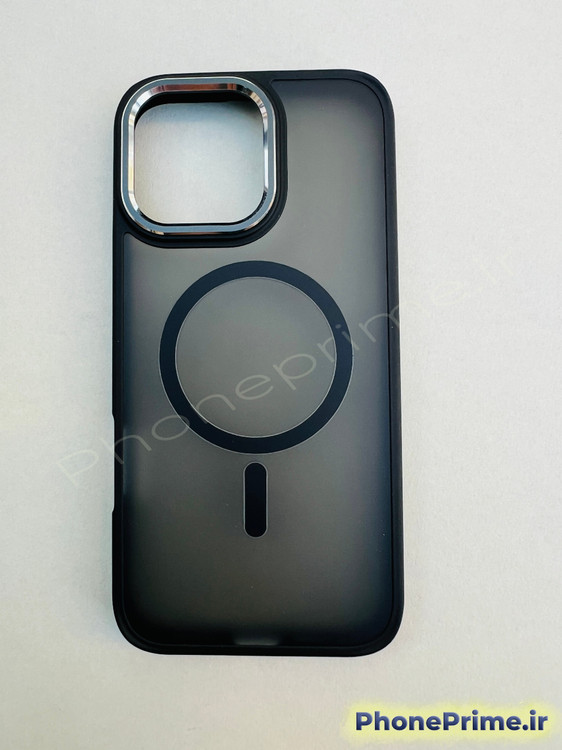 کاور پشت مات دور مشکی آیفون 16 پرو مکس