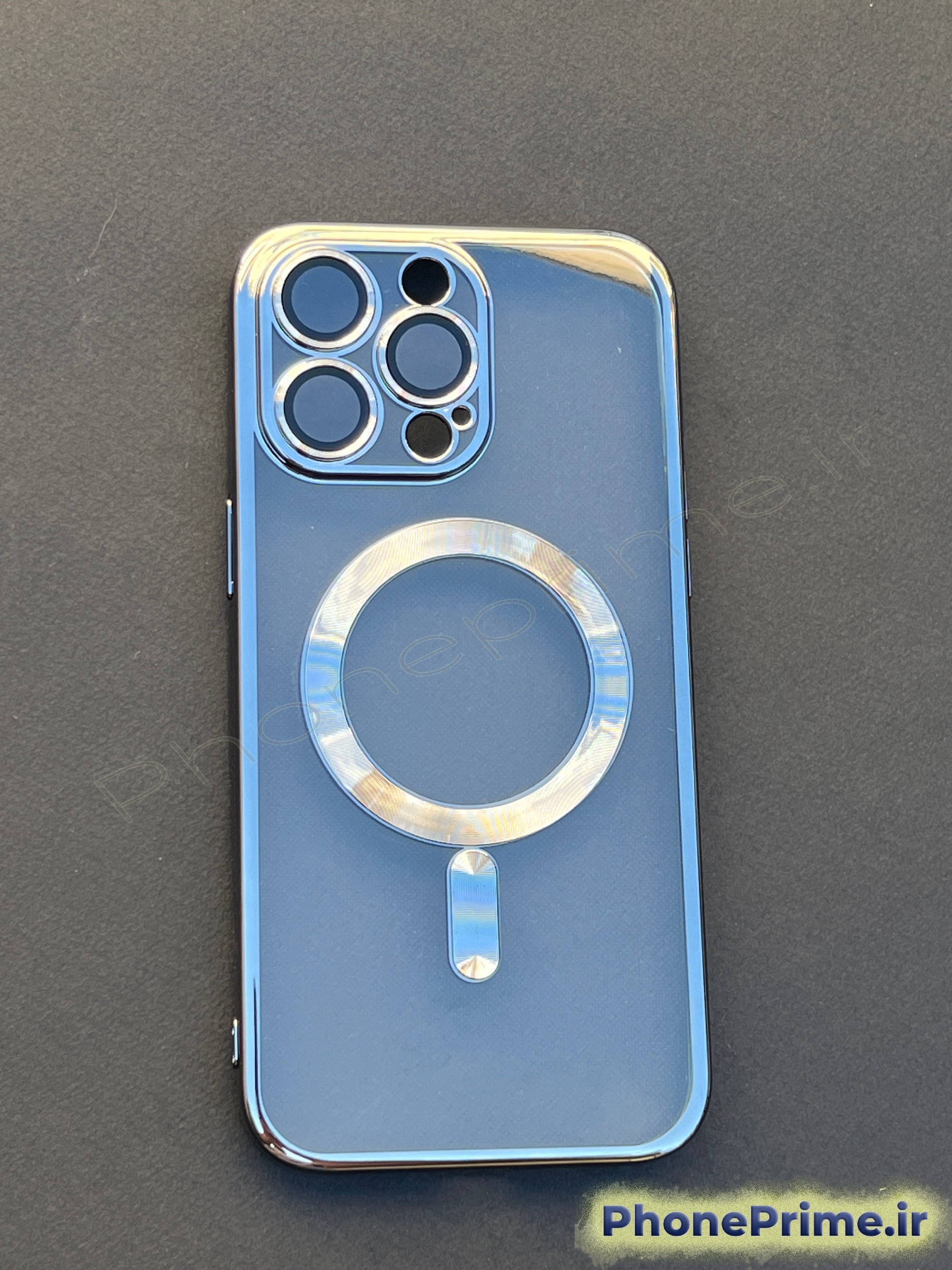 قاب مگنتی اورجینال آیفون 15 Pro Max با دور تیتانیومی ضد زردی