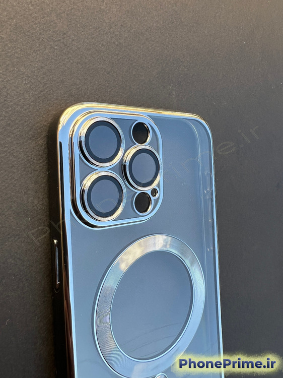 قاب مگنتی اورجینال آیفون 15 Pro Max با دور تیتانیومی ضد زردی