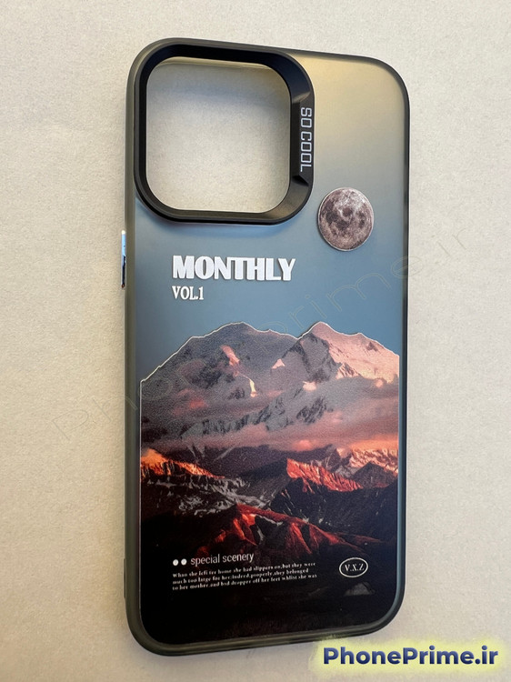 کاور هولوگرامی طرح monthly آیفون 15 پرو مکس