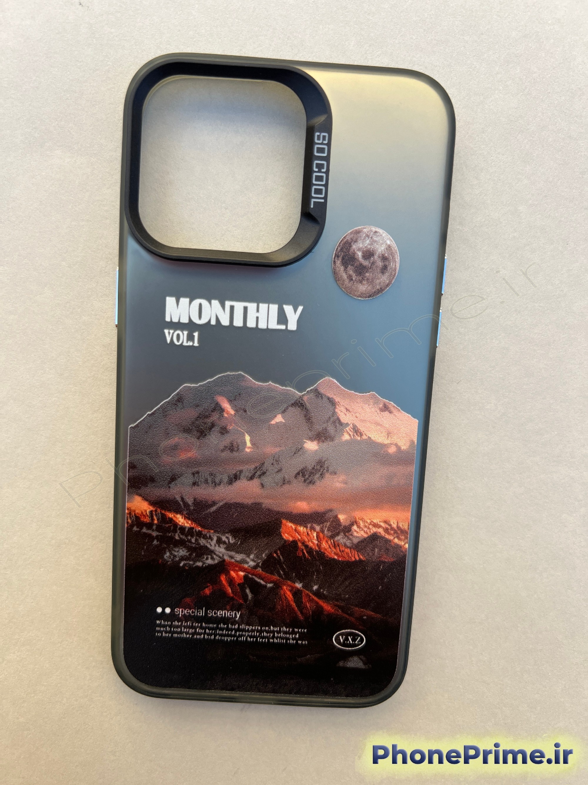 کاور هولوگرامی طرح monthly آیفون 15 پرو مکس