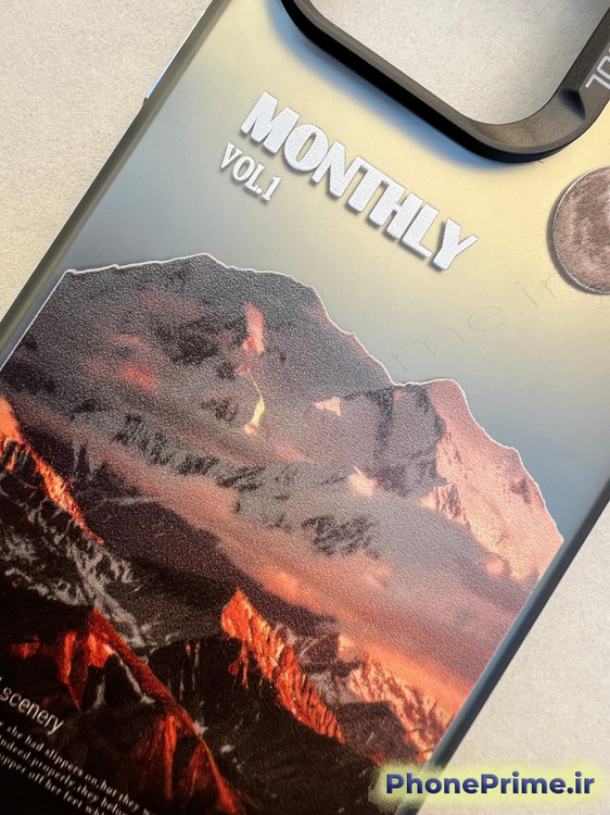 کاور هولوگرامی طرح monthly آیفون 15 پرو مکس