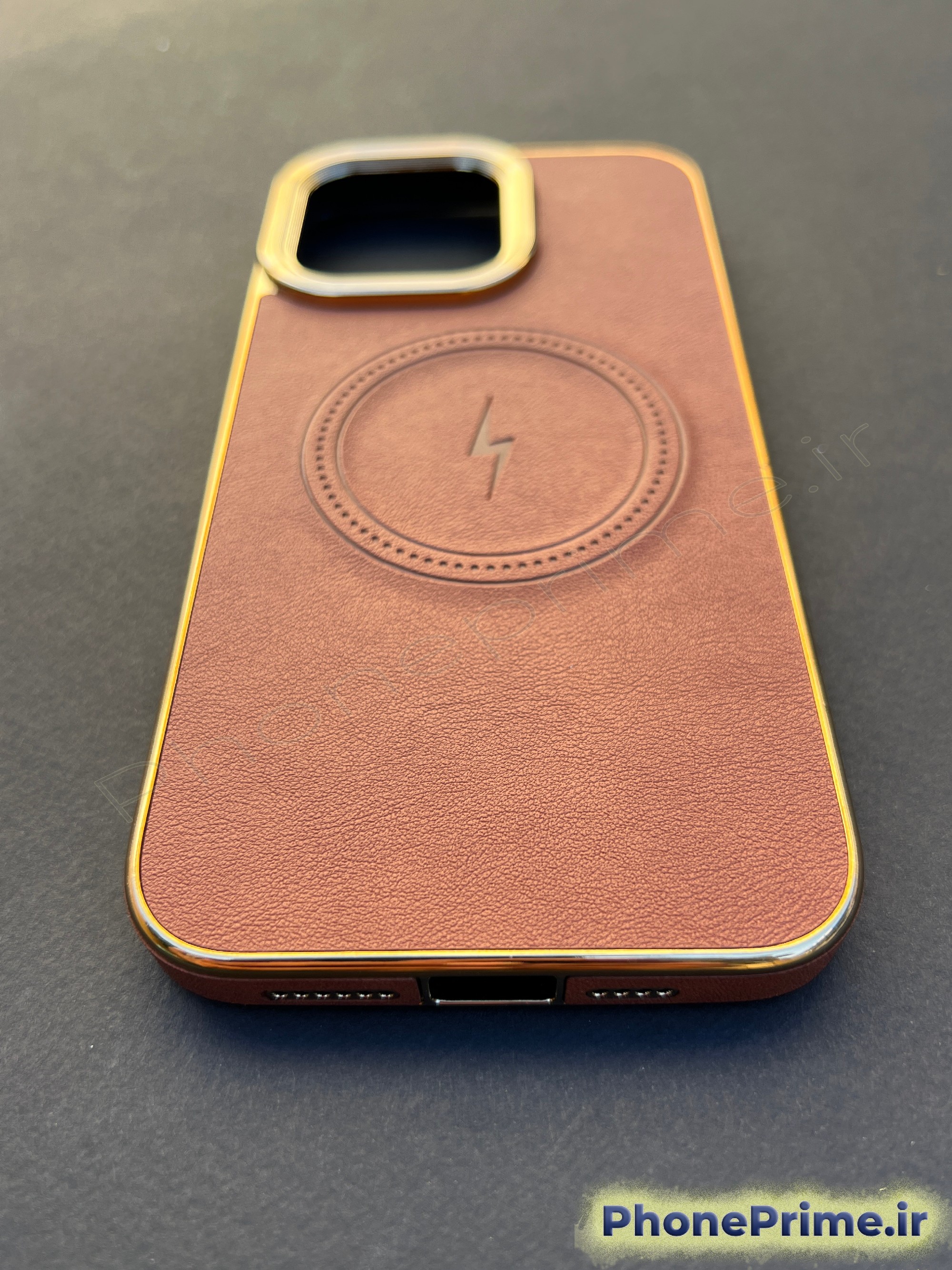 کاور چرمی اصل آیفون 15 پرومکس