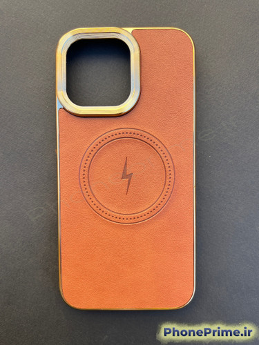 کاور چرمی اصل آیفون 15 پرومکس