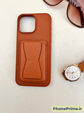 کاور چرمی قهوه ای ولتدار آیفون 11 پرومکس