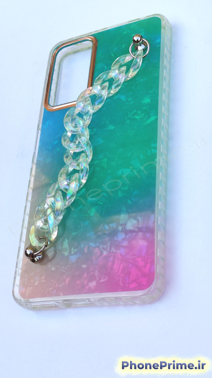کاور هولوگرامی شاین زنانه با زنجیر طرح فانتزی – مناسب شیائومی Note 11 Pro 4G / note 12 pro 4g