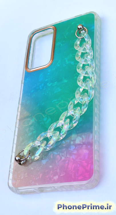 کاور هولوگرامی شاین زنانه با زنجیر طرح فانتزی – مناسب شیائومی Note 11 Pro 4G / note 12 pro 4g