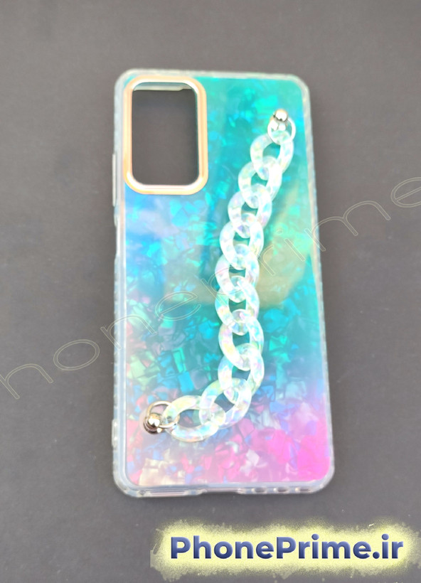 کاور هولوگرامی شاین زنانه با زنجیر طرح فانتزی – مناسب شیائومی Note 11 Pro 4G / note 12 pro 4g