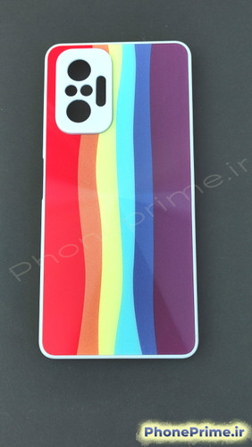 کاور رنگی شیائومی نوت 10 پرو طرح رنگین کمان