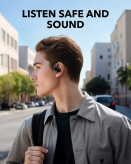 هندزفری بلوتوثی Anker Soundcore V20i مشکی – طراحی open-ear سبک، بلوتوث 5.4، صدای باسدار و ماندگار»