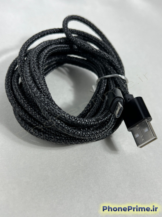 کابل 3 متری میکرو usb کنفی