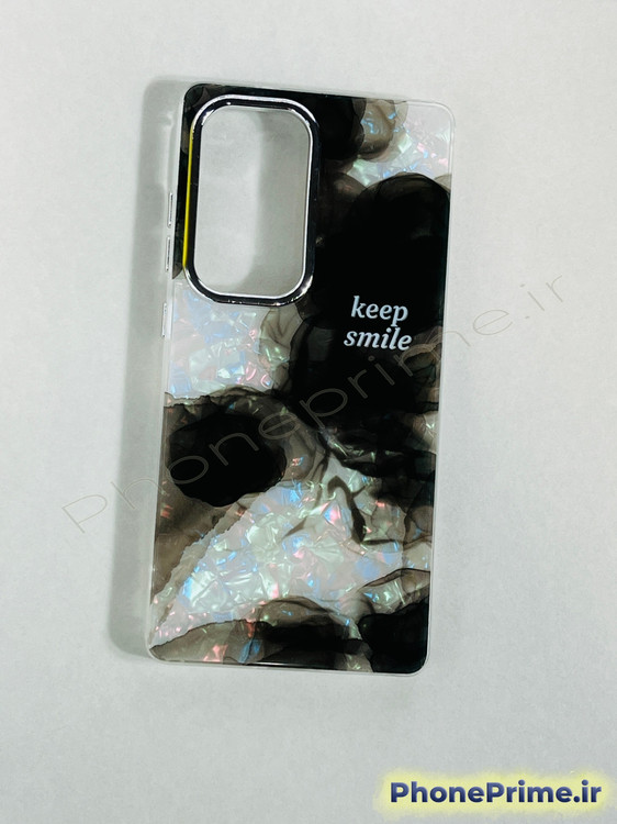 کاور طرحدار هلوگرامی سامسونگ S25 Ultra | رنگنمای ۷ طیف + طرح اسموک ترند 2025