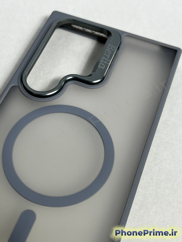کاور تیتانیومی پشتمات مگسیف دار سامسونگ Galaxy S25 Ultra
