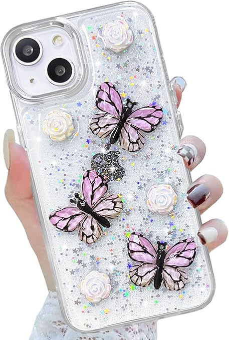 کاور گوشی پروانهای اکلیلی برای poco x7 و note 14 pro