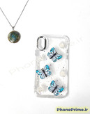 کاور پروانهای شاین اکلیلی 3D سامسونگ A50 /A30s /a50s | قاب شفاف فانتزی با بدنه محکم