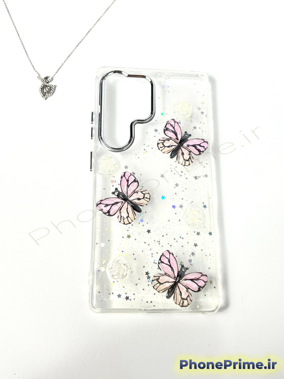 کاور شفاف شاین پروانهای سامسونگ Galaxy S25 Ultra