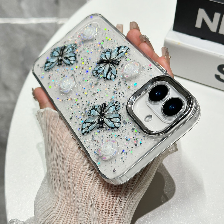 کاور فانتزی شفاف شاین پروانهای 3D سامسونگ Galaxy A12