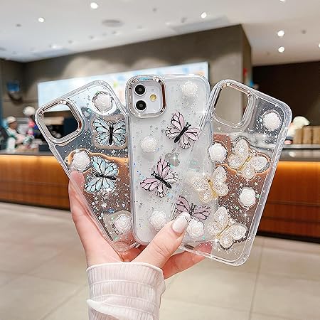 کاور شفاف شاین پروانهای 3D آیفون 16 پرومکس