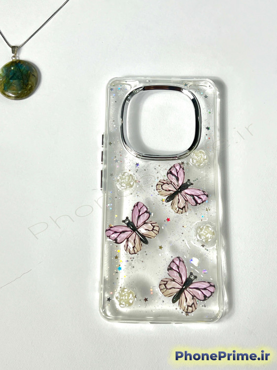 کاور شفاف شاین پروانهای فانتزی شیائومی POCO X3