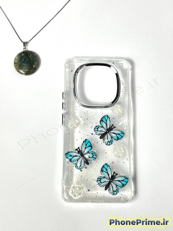 کاور شفاف شاین پروانهای فانتزی شیائومی POCO X3